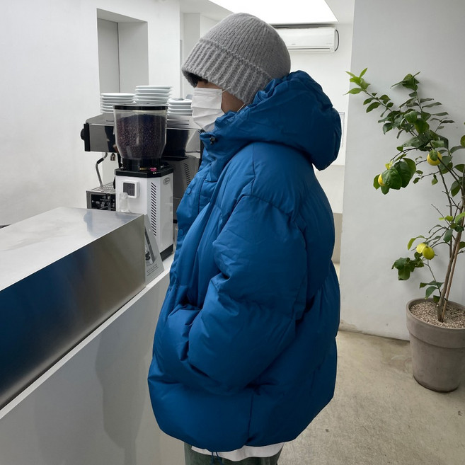 르위 머리큰남자 울 니트 벙거지 대두모자 챙깊은 비니 버킷햇 남여공용