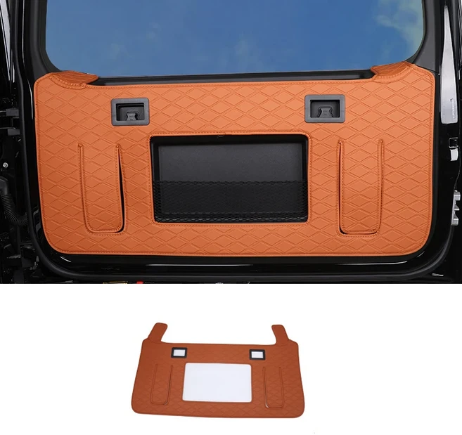 HAVAL H9 2ND 2024 트렁크 뒷문 스크래치 방지 보호 패드 스티커 수정 액세서리, 01 Brown