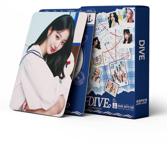 아이브 무광 포토카드 2025 팬클럽 다이브 55장