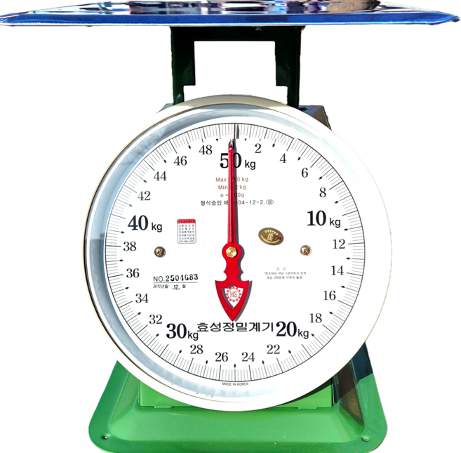 효성정밀계기 지시저울 30kg, 1개