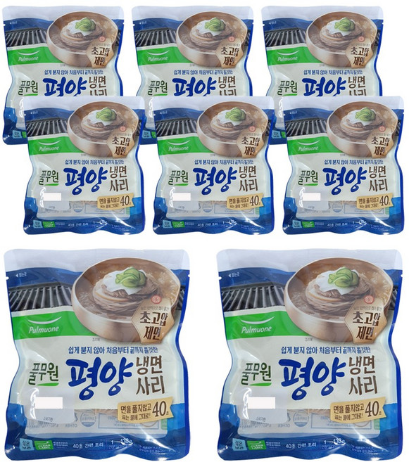 풀무원 평양냉면 사리, 8개, 130g