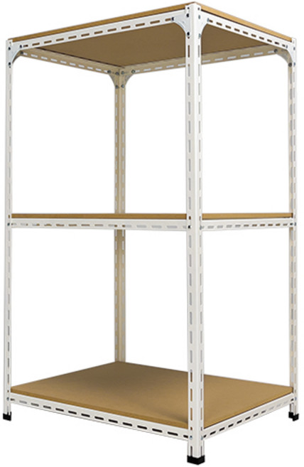 부원진열장 조립식 볼트식 철 앵글 420 620 철제 베란다 다용도실 인테리어 mdf 3단 선반, 1500, 900, 400, 1개