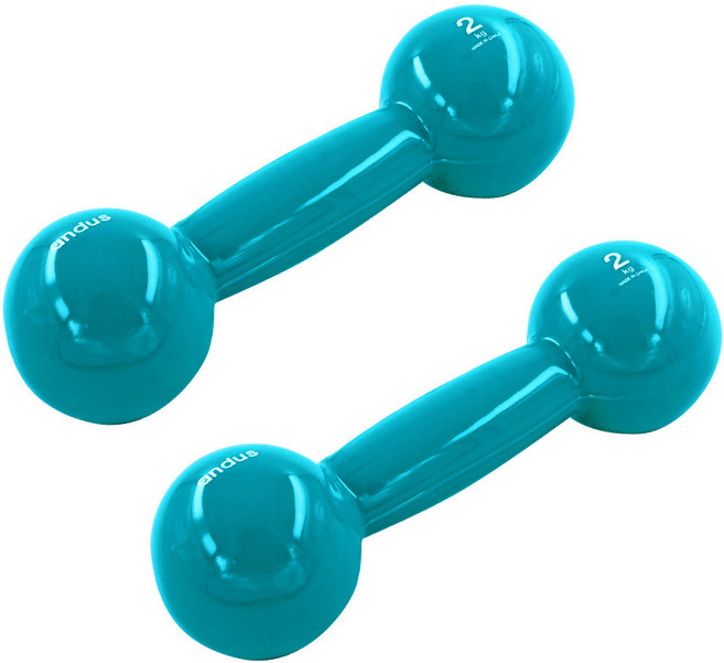 앤드어스 원형 이지 그립 아령 2p, 2kg, 2개