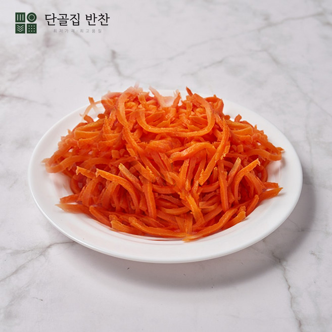 [단골집반찬] 볶은 당근채(굵은채) 2kg / 김밥 주먹밥재료, 1kg, 1개
