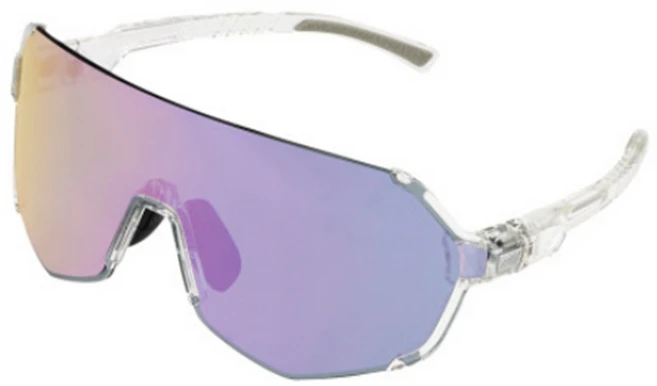 WTD G3 미러 골프 자전거 스포츠 초경량 고글 선글라스, 올클리어/바이올렛미러, 1개 - 쿠팡