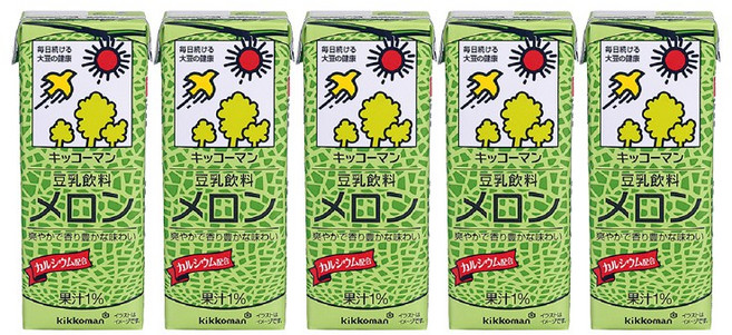 기꼬망 팩 두유음료 메론, 5개, 200ml