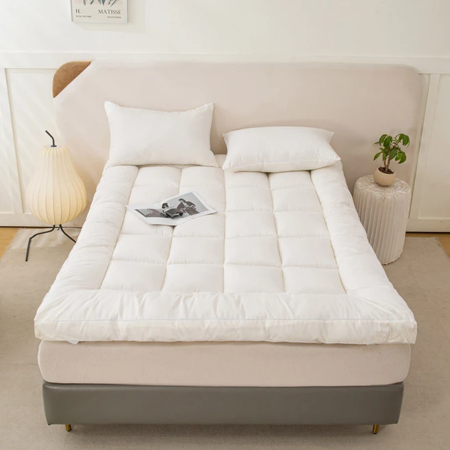 셀미닉 통세탁 사계절 토퍼 10cm 두께감, 아이보리 - 쿠팡