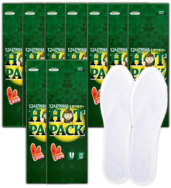 NaOBee 발이 따뜻해야 취위를 이긴다 깔창형 발열 핫팩(2p) 10세트