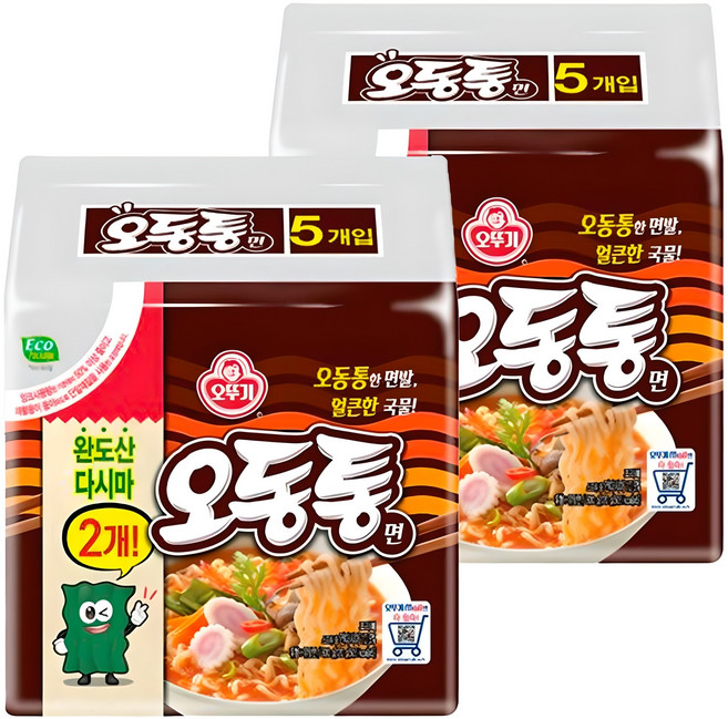 오뚜기 오동통면 120g, 10개