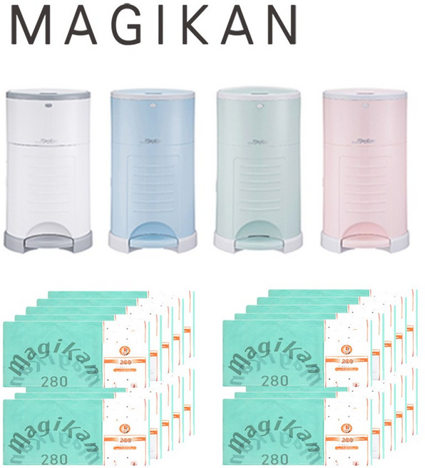 매직캔 MAGIKAN 3중냄새차단 휴지통 9L~25L M250 M220 M280, 20L M250 M250NSP(연핑크)