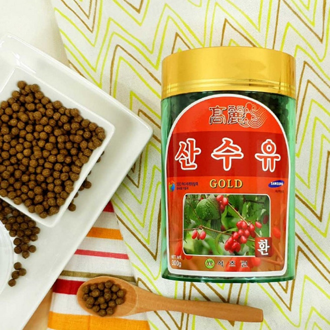 고려 산수유환 골드 300g 국산 산수유 복분자 건강환, 1개, 1g