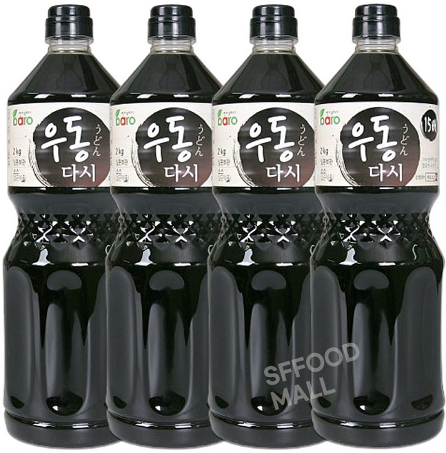 바로 우동다시 2kg x 4개 업소용 우동국물