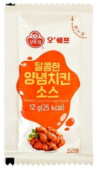 오뚜기 양념치킨소스 12g 일회용, 20개