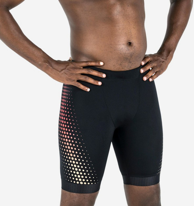 데카트론 Decathlon 남성 4부 재머 수영복 FITI 500 - 스모크 블랙 772140