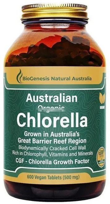 호주 바이오제네시스 BioGenesis Australian Chlorella 호주산 클로렐라, 1개, 600정