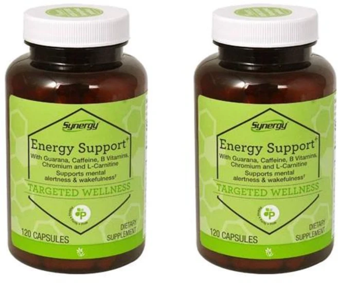 Vitacost 비타코스트 시너지 에너지 서포트 캡슐 120정, 2개 - 쿠팡