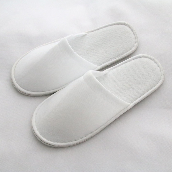 일회용 호텔 슬리퍼 타올천 실내화 고급형 화이트 20켤레