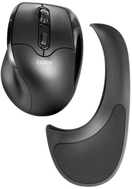 코시 무선 광마우스 M2144WL 손목받침 세미 버티컬