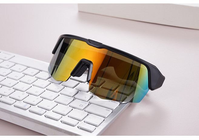 JENMV 스마트안경 블루투스안경 편광 선글라스 자외선차단 고글 무선 블루투스 5.0 스포츠선글라스 통화 음악 음성인식 등산 골프, 컬러