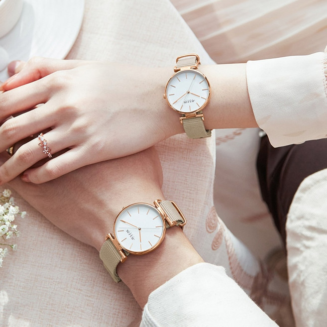 쥴리어스 어반 에코 남성 여성 커플 나토밴드 손목시계 JA-1245