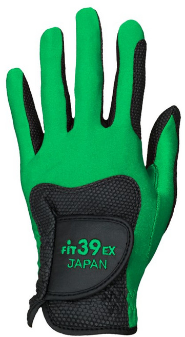 Fit39 手套 經典款 (黑底 - 左手LH), 綠色/黑底,M(左), 1個