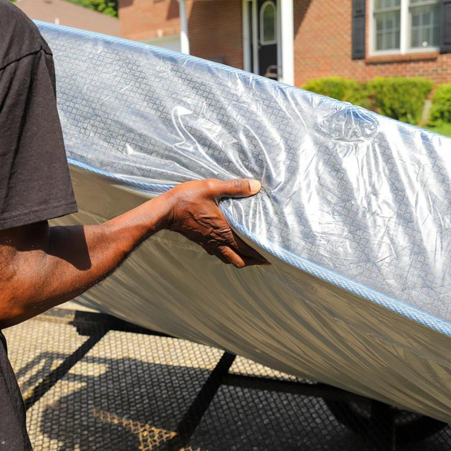 특대형 매트리스 포장 가방 투명 보관 이사용 방수, 1개, 기본