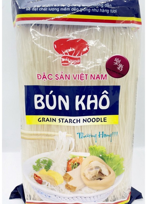 NHẤT HƯƠNG 越南特產 乾米粉, 細 米線（藍色 包裝）,包, 1個