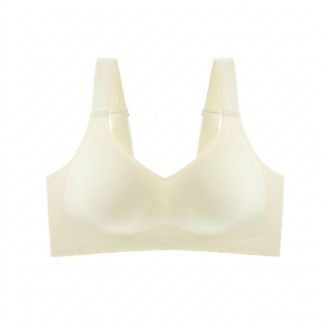 高包覆收副乳內衣 無鋼圈無痕裸感內衣 舒適集中防下垂