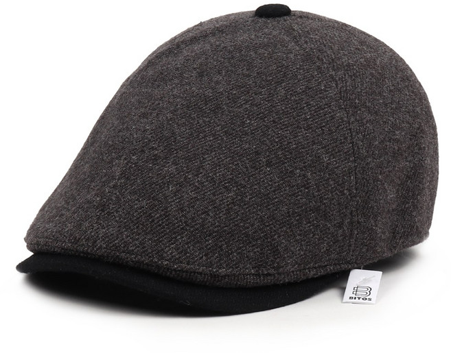 비토스 국내제작 울 트윌 헌팅캡 골프모자 베레모 도리구찌