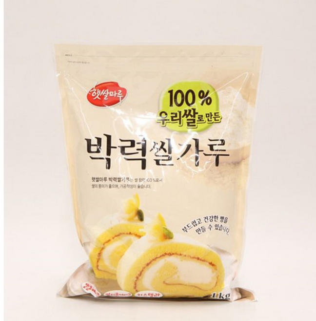 베이킹 국내산 쌀가루 햇쌀마루 박력 1kg, 1개