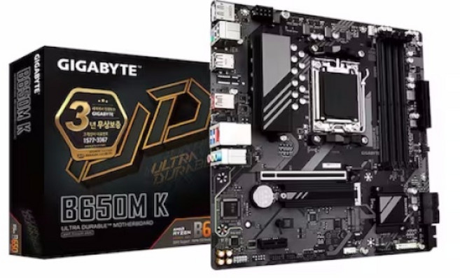 [GIGABYTE] B650M K 제이씨현 (AMD B650/M-ATX), GIGABYTE