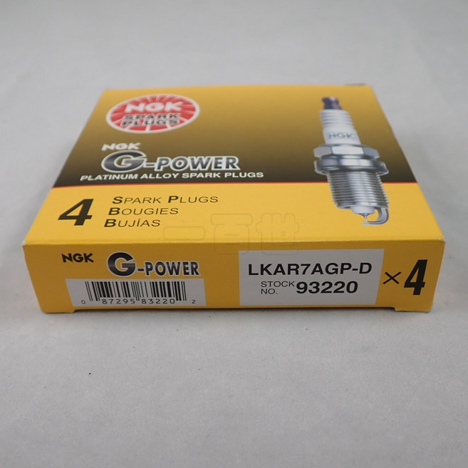 NGK 火星塞 LKAR7AGP-D 93220 通用 SC20HR11 適用於 豐田 ALTIS WISH RAV4, 1個