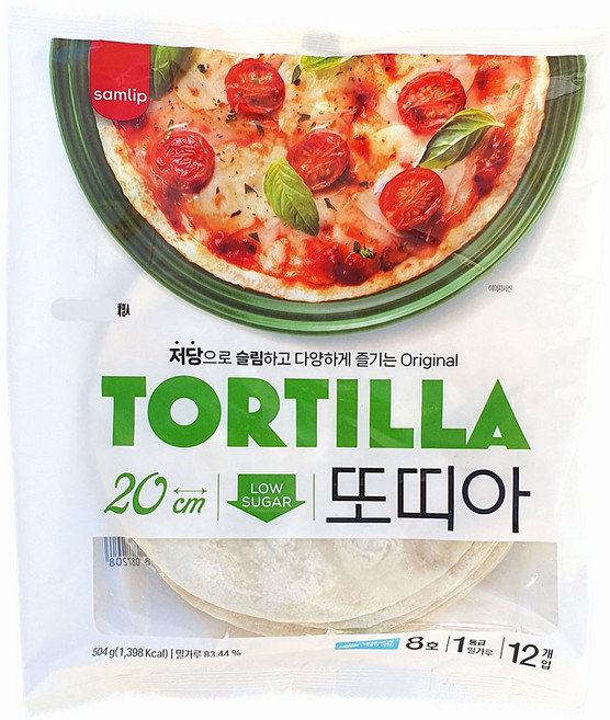 삼립 냉동 또띠아8호 (지름20cm), 504g