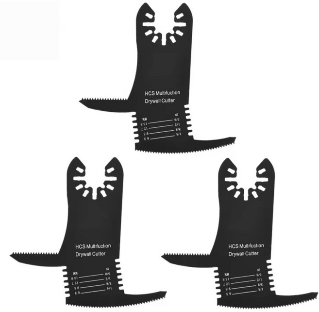 JJP 멀티커터날 석고보드 컷팅날 3개 1세트 밀워키 디월트 마끼다 스탠리 아임삭 등등 호환가능, 1개