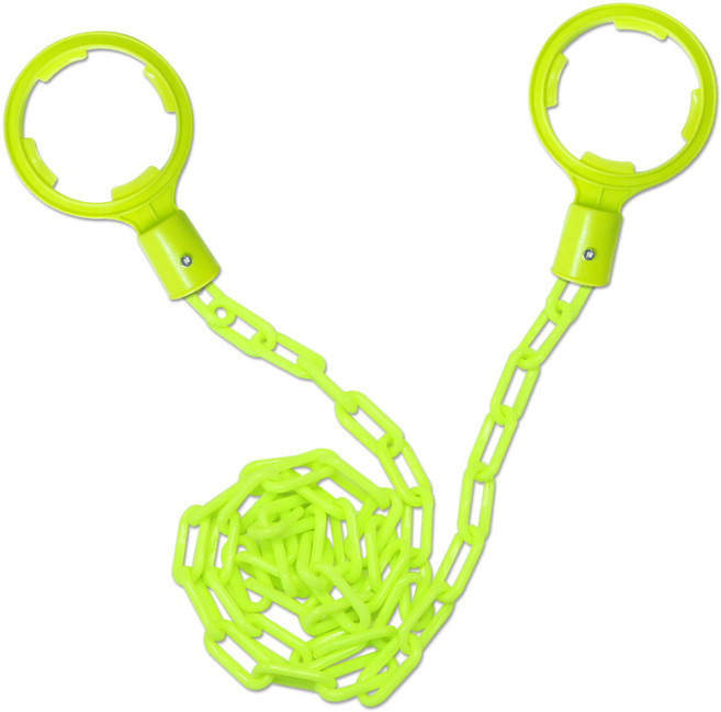 칼라콘 걸이대 플라스틱 체인 탄력봉 고리형 주차콘 라바콘 꼬깔 차선규제봉 걸이, 1개