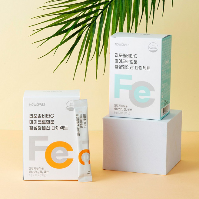 노워리즈 리포좀비타C 마이크로철분 활성형엽산 다이렉트, 2g, 1개
