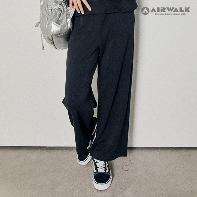 에어워크 주니어 여아 주니어 베이직 와이드 트레이닝 팬츠