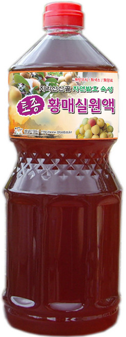 하동 매실원액 지리산산골 3년숙성 토종 황매실원액 1800ml 매실청 매실액기스 매실액, 1.8L, 1개