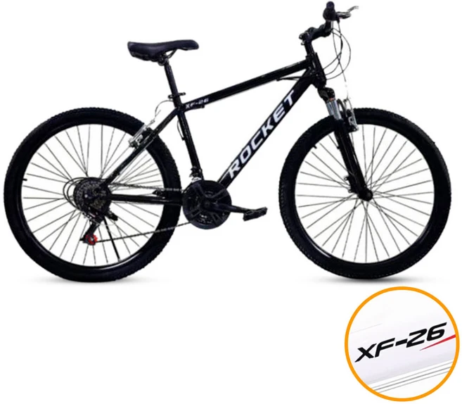 닥터바이크 26인치 MTB 자전거 XF-26S 21단 26인치, 1개, 66.4cm, 블랙-완조립 - 쿠팡