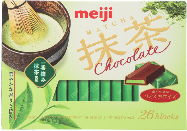 메이지 말차 초콜릿 BOX (26개입), 120g, 1개
