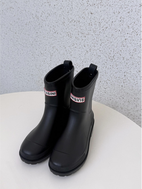 심플 여성 베이직 미들 레인부츠 7002 미끄럼방지 여름 장마 비 빗길