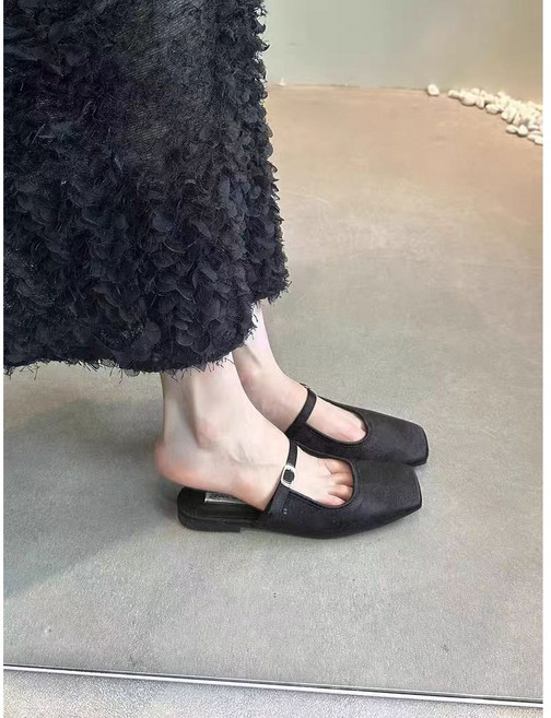 COSYEVNO 여성용 여름 평평한 플랫슬리퍼 스트랩 장식 BCXpx-10