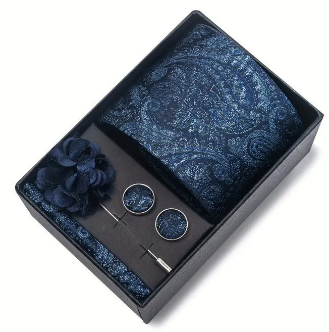 세컴 고급 남성 넥타이 선물세트 케이스 포장 정장 결혼식 선물용