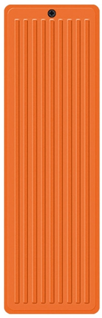 휴대용 M.2 NVME SSD 인클로저 하드 드라이브 케이스 화면 디스플레이 USB C 10Gbps 전송 속도 멀티OS 지원, Orange color