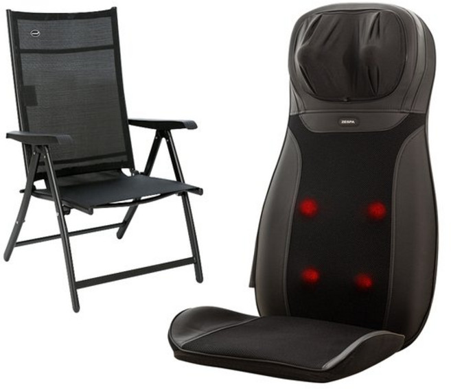 제스파 [제스파] 밸런스 두드림 등허리 의자형 안마기 마사지기 안마의자 세트 ZP942CH, 애니바디밸런스안마기+ 전용의자세트 -ZP942CH-