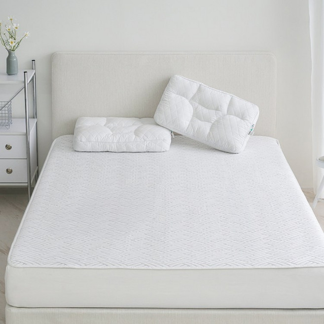쿨메이트 냉감매트 아이스 쿨링 침대 쿨매트 쿨패드, 화이트