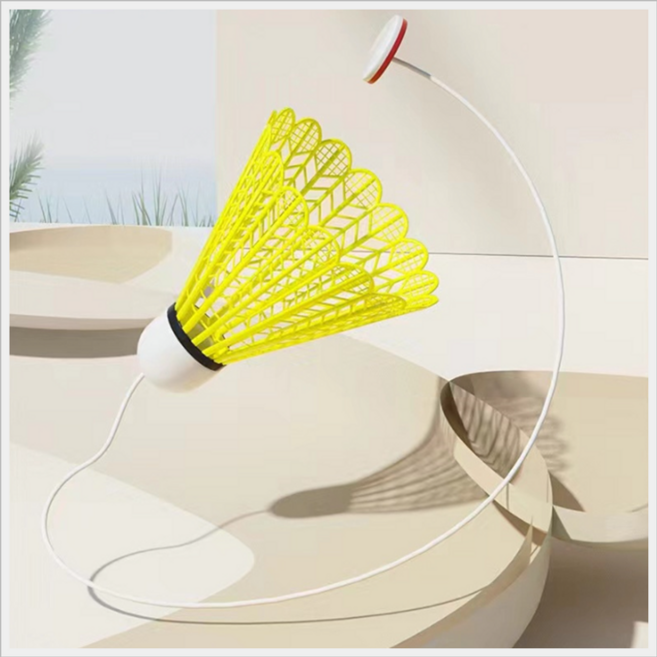 실내운동 셔틀콕 리턴콕 서브연습 천장배드민턴, 상세페이지 참조, 3개입, 1개