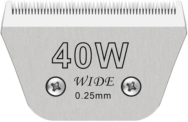 안디스 AG BDC BG DBLC FHC SMC/오스터 A5A6/왈 KM 탈착식 이발기용 전문가용 교체용 와이드 블레이드, 02 40W wide