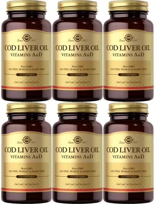 솔가 코드 리버 오일 대구간유, 250정, 6팩 - 쿠팡