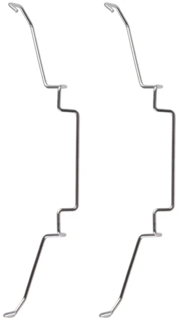 CPU 라디에이터 팬 후크 고정 브래킷 버클 탄성 스테인레스 스틸 2 개/대 8cm/9cm/12cm, 02 Down Hook 9cm